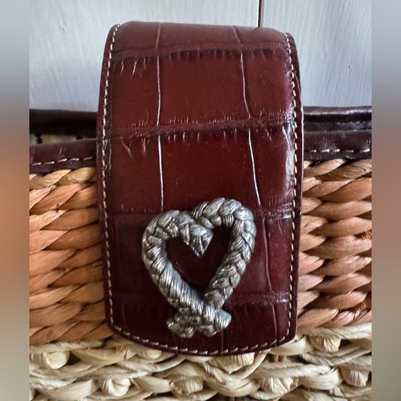 1990’s Brighton Women’s Straw Purse - Picture 2 of 10